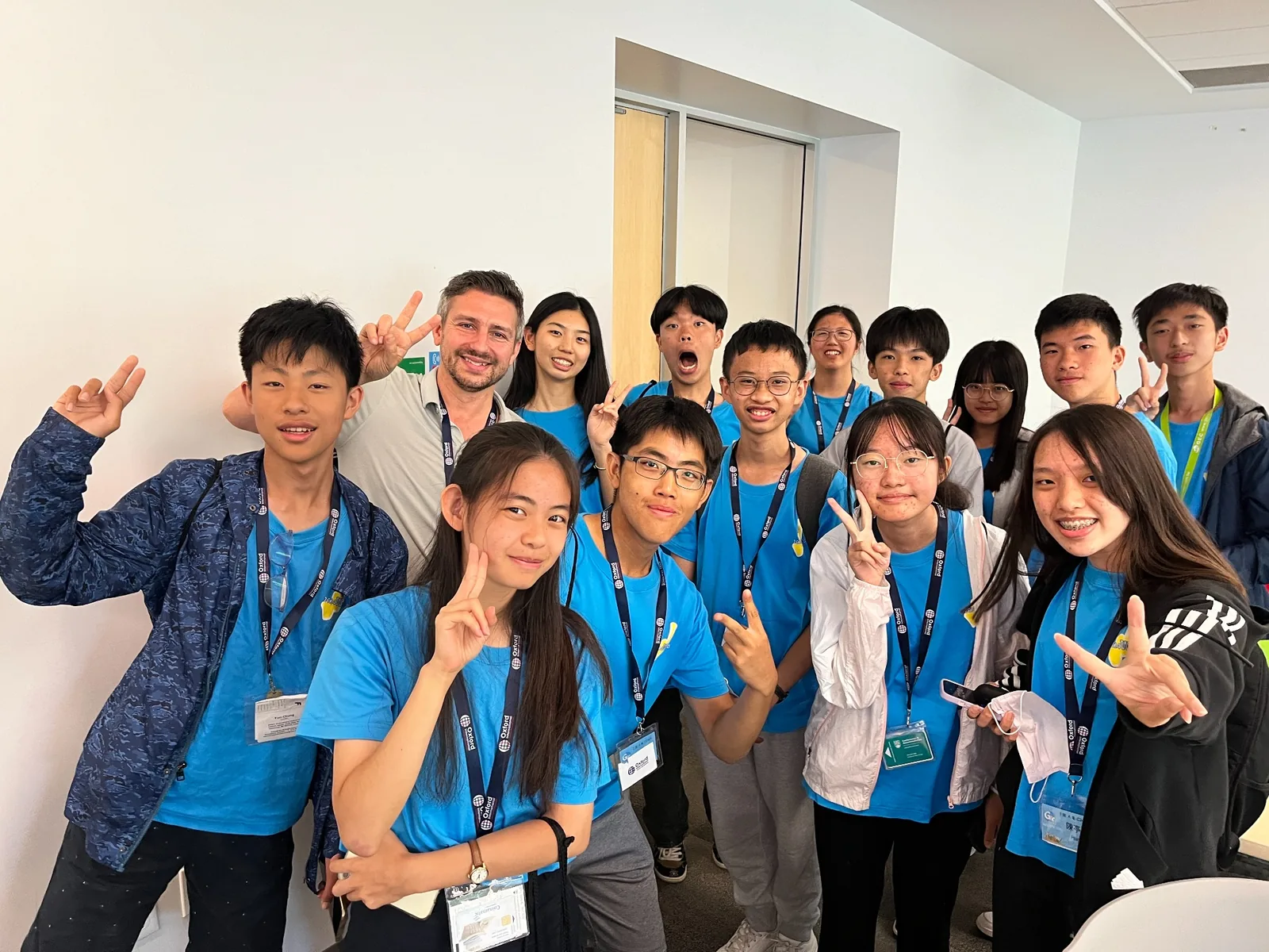 Groupe d'élèves en classe